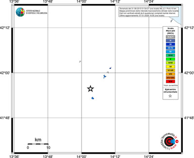 Mappa MCS - territori località