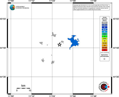 Mappa MCS - territori località