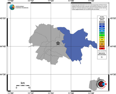 Mappa MCS - territori comuni