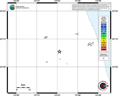 Mappa MCS - territori località