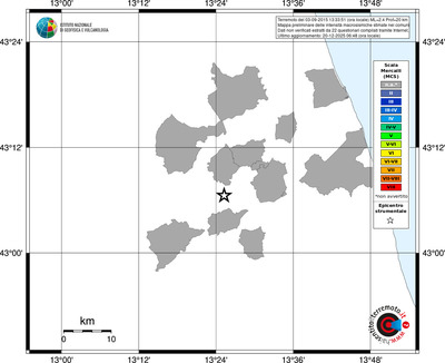Mappa MCS - territori comuni