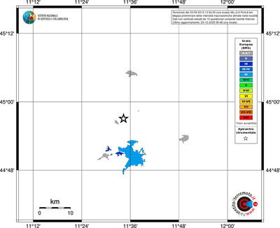 Mappa EMS - territori località