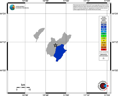 Mappa EMS - territori comuni