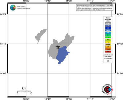 Mappa MCS - territori comuni