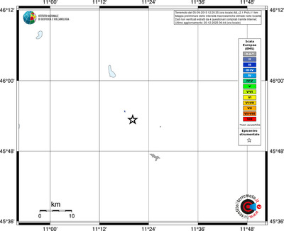Mappa EMS - territori località