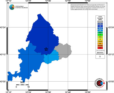 Mappa EMS - territori comuni