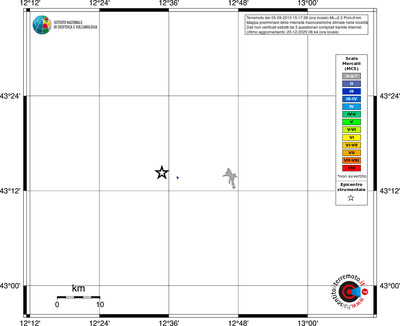 Mappa MCS - territori località