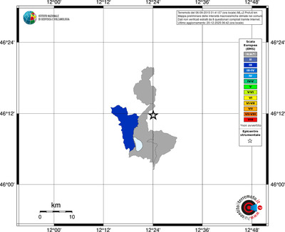 Mappa EMS - territori comuni