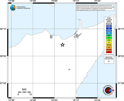 Mappa EMS - territori località