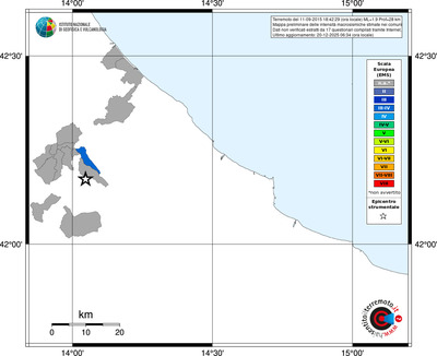 Mappa EMS - territori comuni