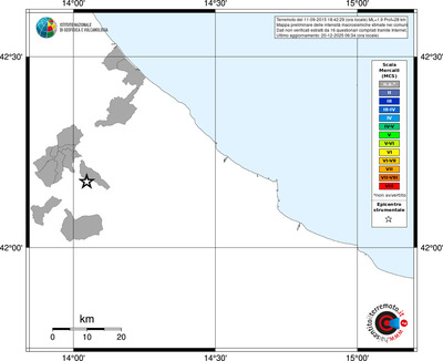 Mappa MCS - territori comuni