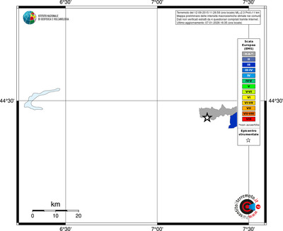 Mappa EMS - territori comuni