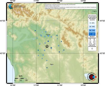 Mappa comuni con almeno 3 questionari