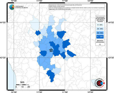 Mappa territorio comunale con almeno 3 questionari