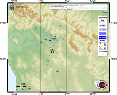 Mappa comuni con almeno 3 questionari