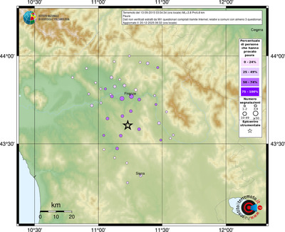 Mappa comuni con almeno 3 questionari