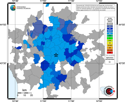 Mappa MCS - territori comuni