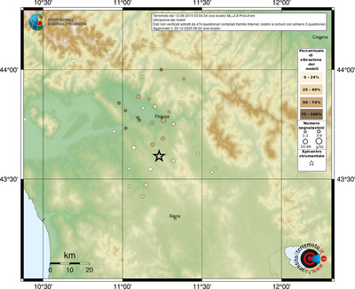 Mappa comuni con almeno 3 questionari