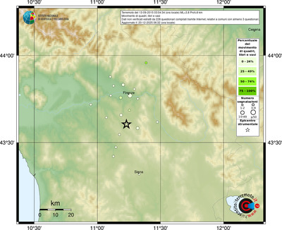 Mappa comuni con almeno 3 questionari
