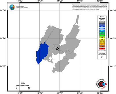 Mappa EMS - territori comuni