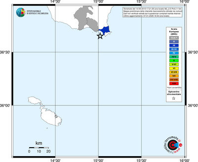 Mappa EMS - territori comuni