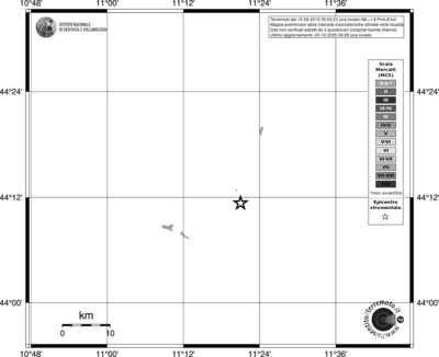 Mappa MCS - territori località