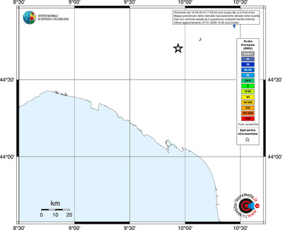 Mappa EMS - territori località