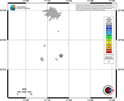 Mappa EMS - territori località