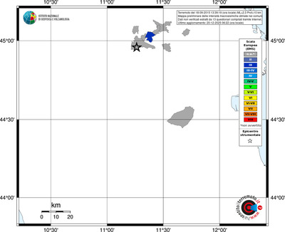 Mappa EMS - territori comuni