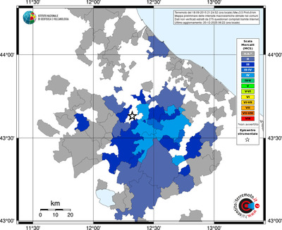 Mappa MCS - territori comuni