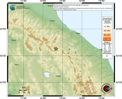 Mappa comuni con almeno 3 questionari