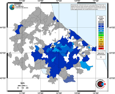 Mappa EMS - territori comuni