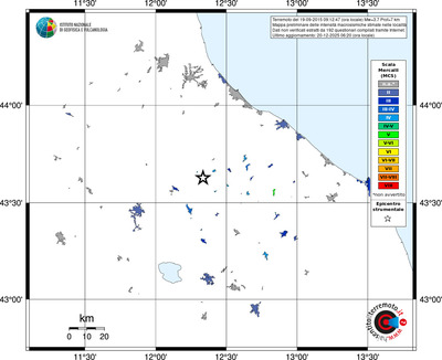 Mappa MCS - territori località