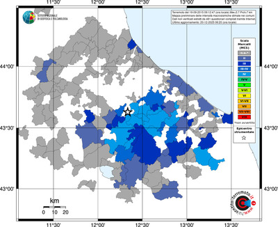 Mappa MCS - territori comuni