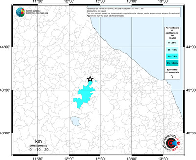 Mappa territorio comunale con almeno 3 questionari