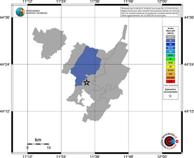 Mappa MCS - territori comuni