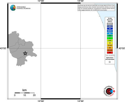 Mappa MCS - territori comuni