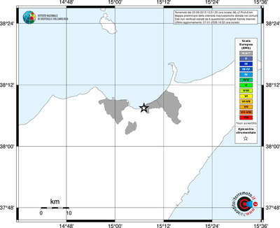 Mappa EMS - territori comuni