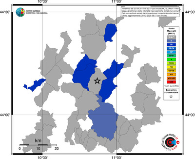 Mappa MCS - territori comuni