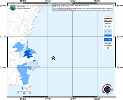 Mappa territorio comunale con almeno 3 questionari