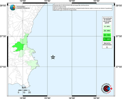 Mappa territorio comunale con almeno 3 questionari