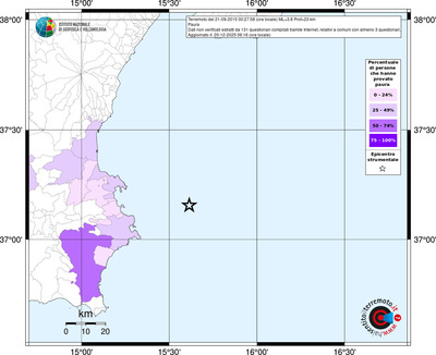 Mappa territorio comunale con almeno 3 questionari