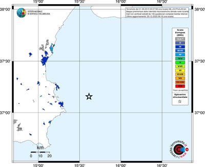 Mappa EMS - territori località
