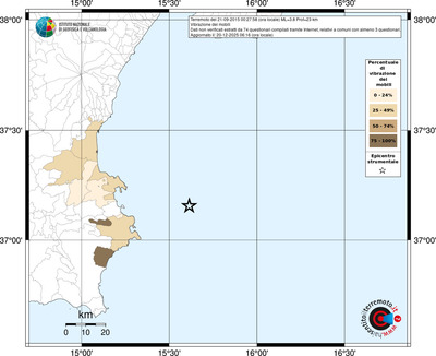 Mappa territorio comunale con almeno 3 questionari