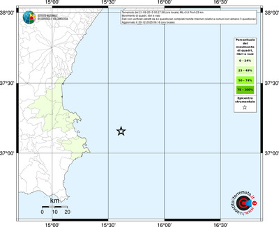 Mappa territorio comunale con almeno 3 questionari