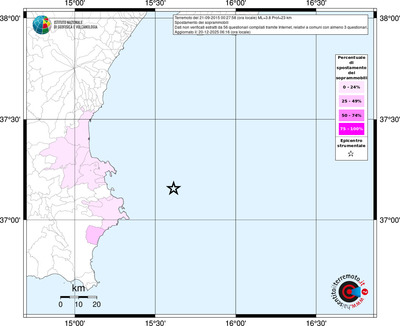 Mappa territorio comunale con almeno 3 questionari