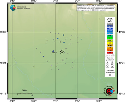 Mappa EMS - località