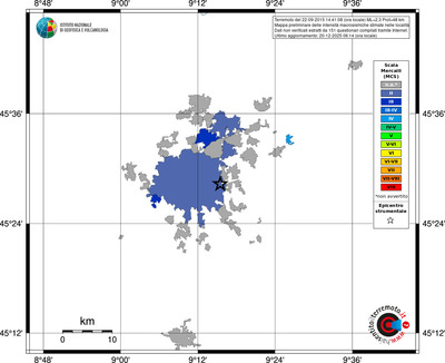 Mappa MCS - territori località