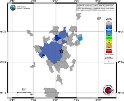 Mappa MCS - territori comuni