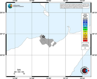 Mappa EMS - territori comuni
